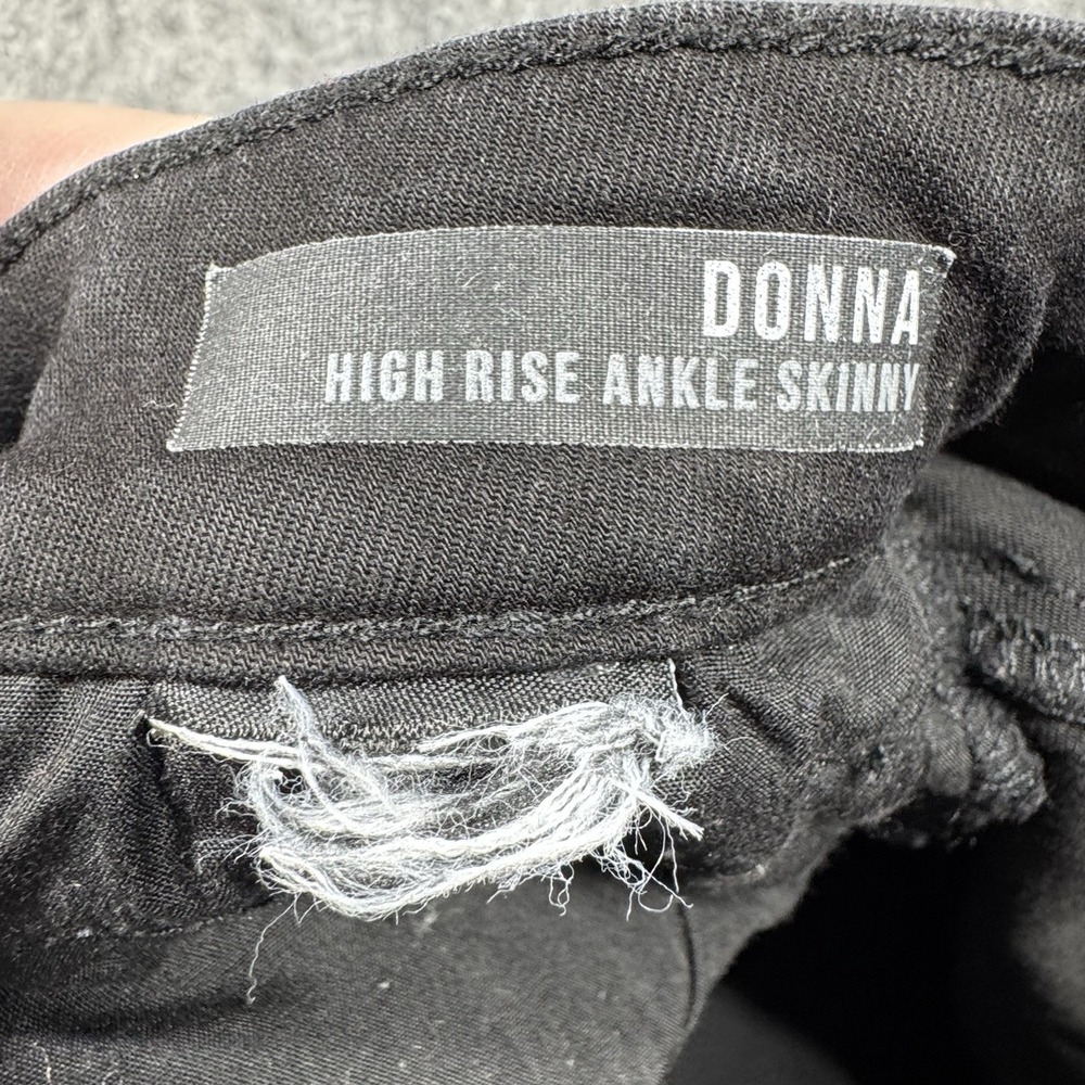 KUT from the Kloth Donna High‎ Waist Ankle Skinny Jeans Black Women's/Juniors 2 - Picture 9 of 11